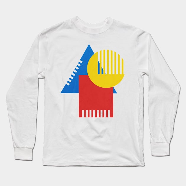 Modern Bauhaus Long Sleeve T-Shirt by PH-Design